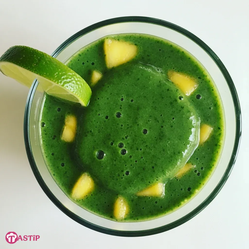 Kale Pineapple Green Smoothie 5 Kale Pineapple Green Smoothie