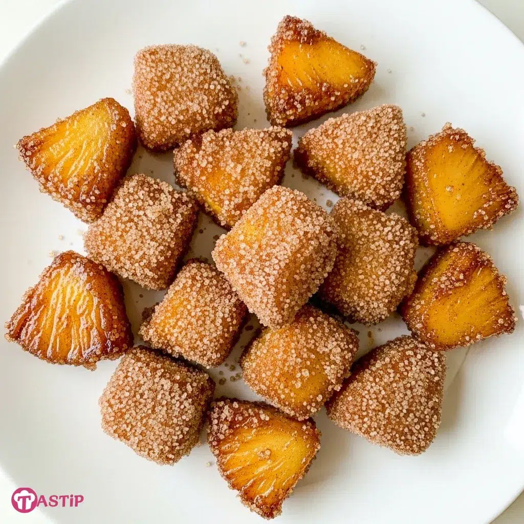 Air Fryer Cinnamon Sugar Pineapple Bites 5 Air Fryer Cinnamon Sugar Pineapple Bites
