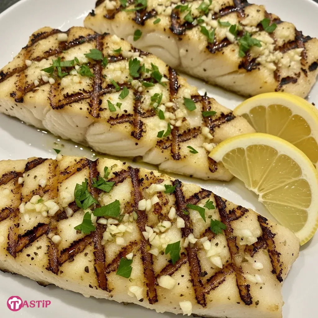 Lemon Garlic Grilled Cod 5 Lemon Garlic Grilled Cod