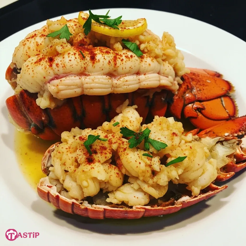 Lemon Garlic Lobster Tail