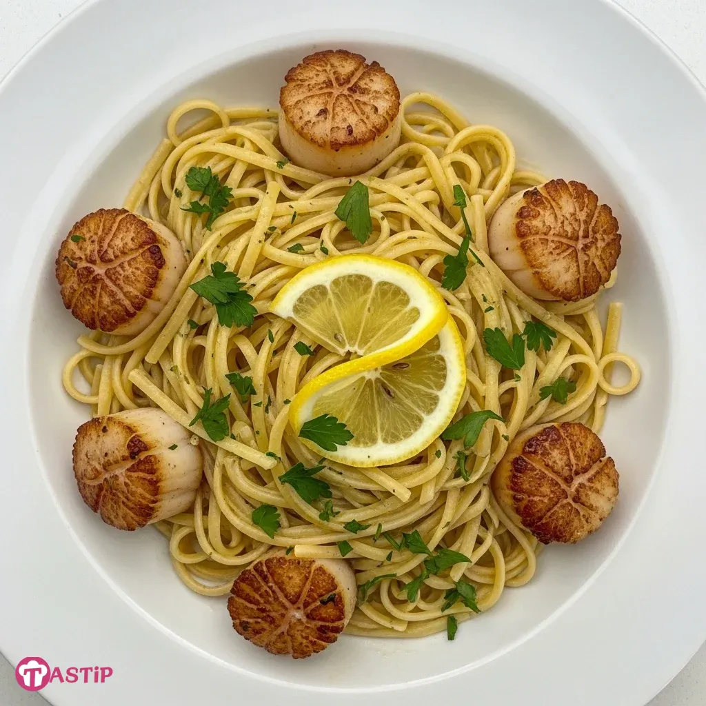 Seared Scallops Pasta