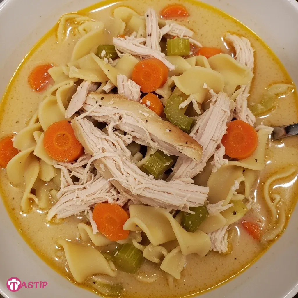 Creamy Chicken Noodle Soup 5 Creamy Chicken Noodle Soup