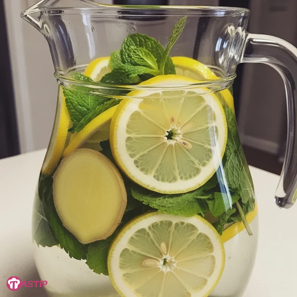 Ginger Lemon Detox Water