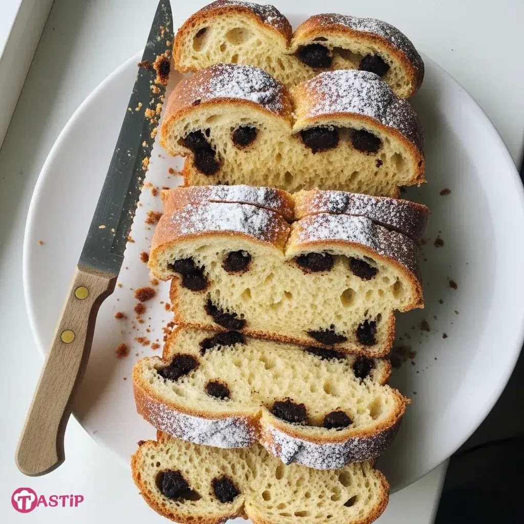 Chocolate Chip Brioche Bread