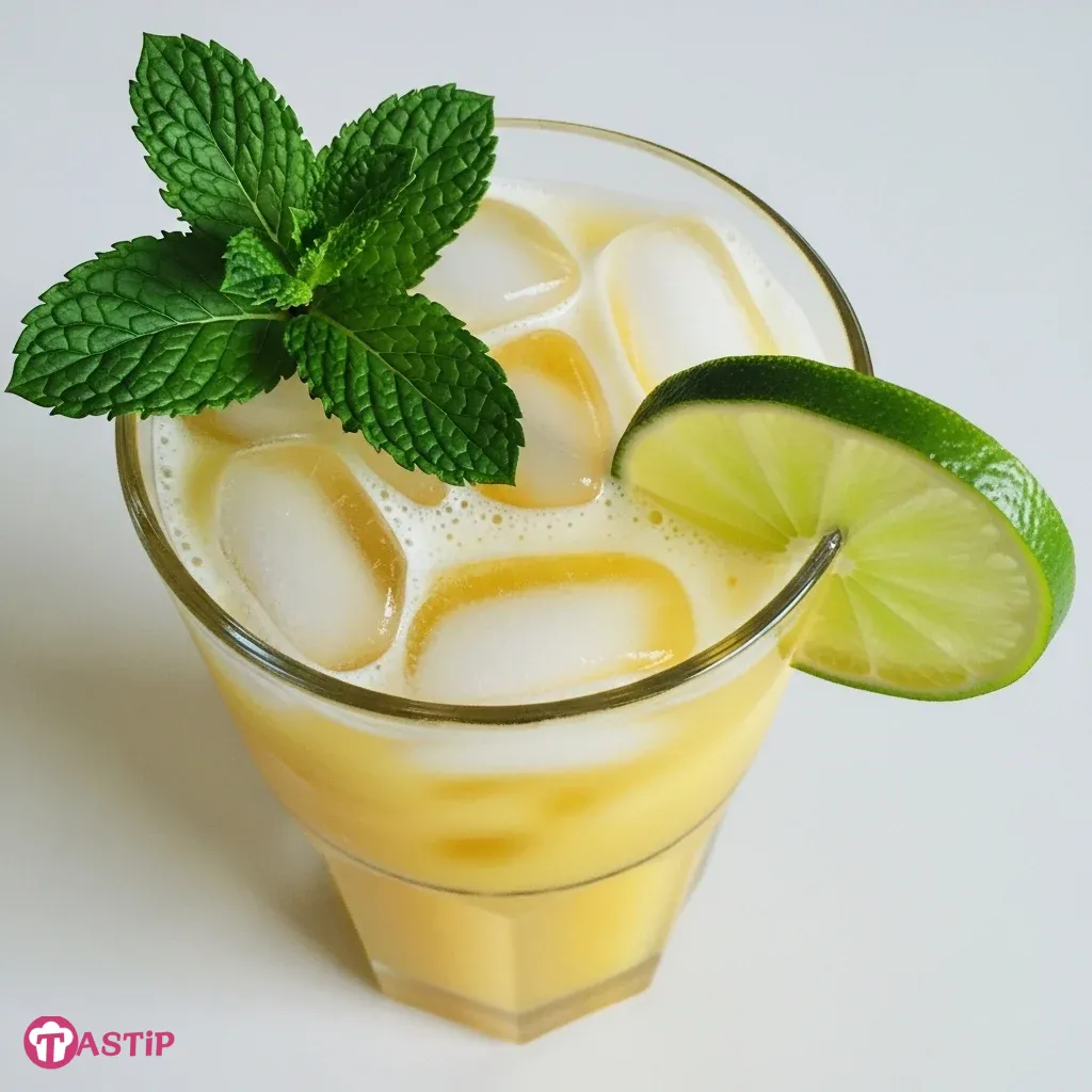 Pineapple Coconut Lime Mocktail