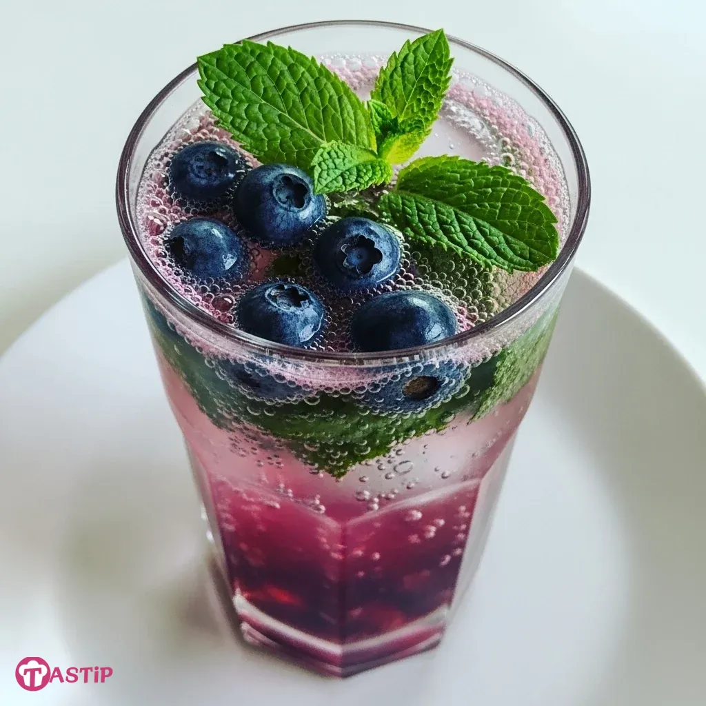 Blueberry Mint Mojito Mocktail