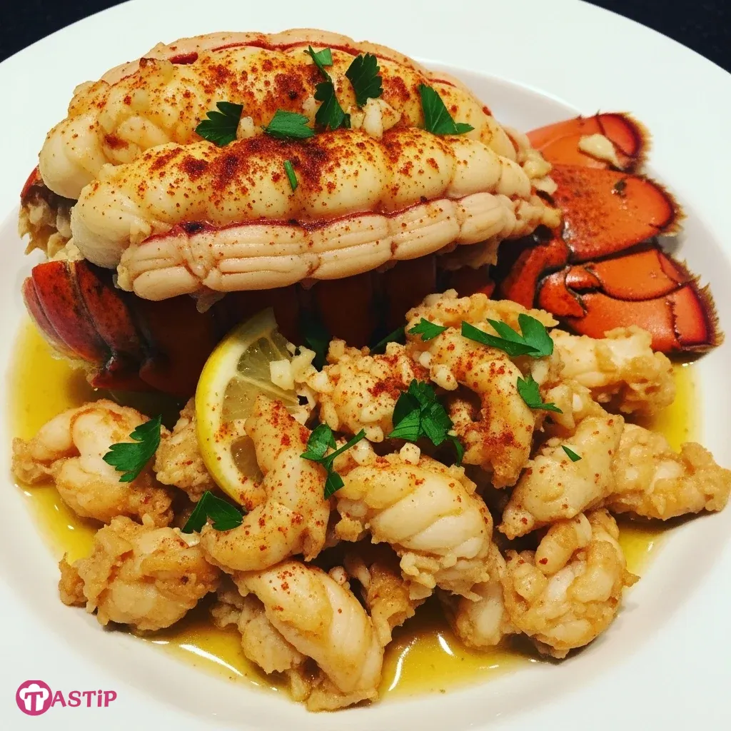 Lemon Garlic Lobster Tail