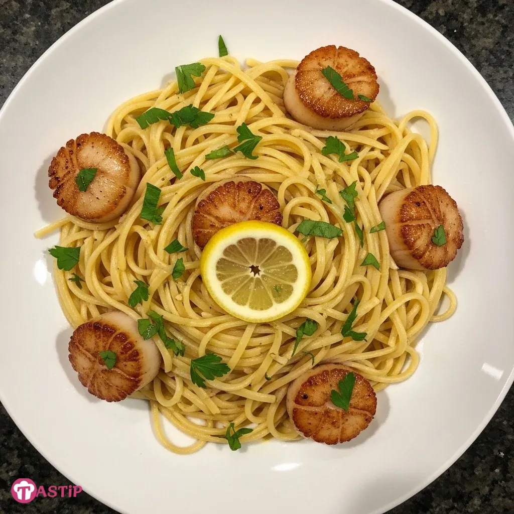 Seared Scallops Pasta