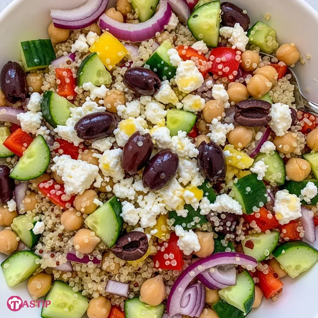 Quinoa Chickpea Salad