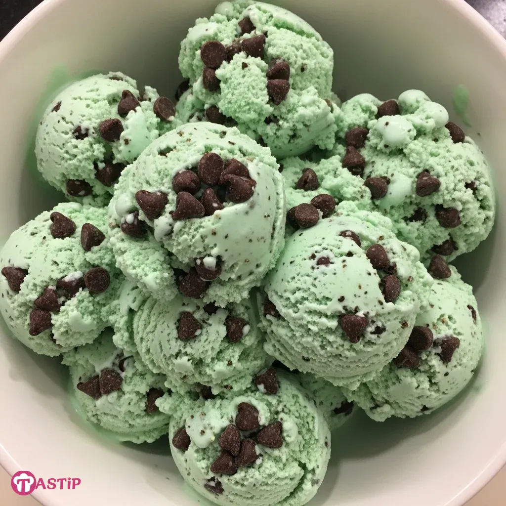 Mint Chocolate Chip Ice Cream